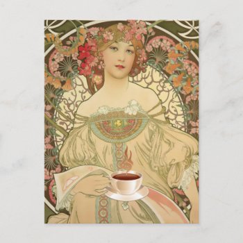 Vintage Coffee Poster Postcard by monstervox at Zazzle