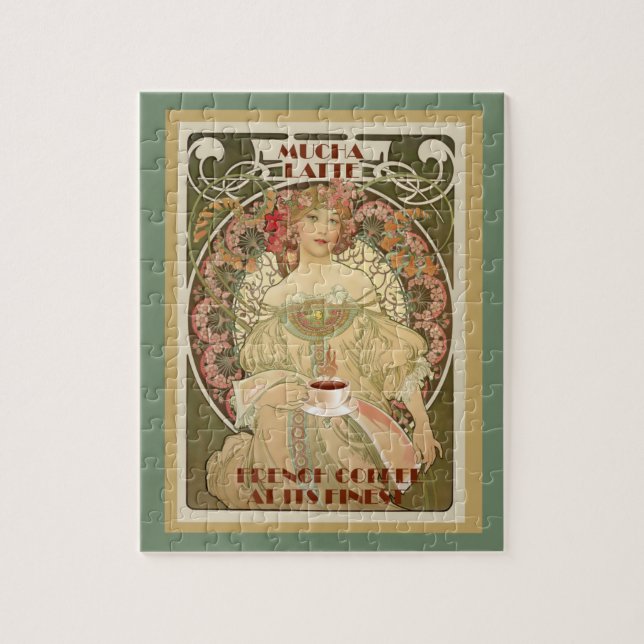 Vintage Coffee Poster Puzzle (Vertical)