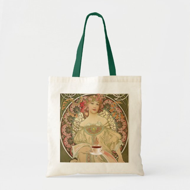 Vintage Coffee Poster Tote Bag (Front)