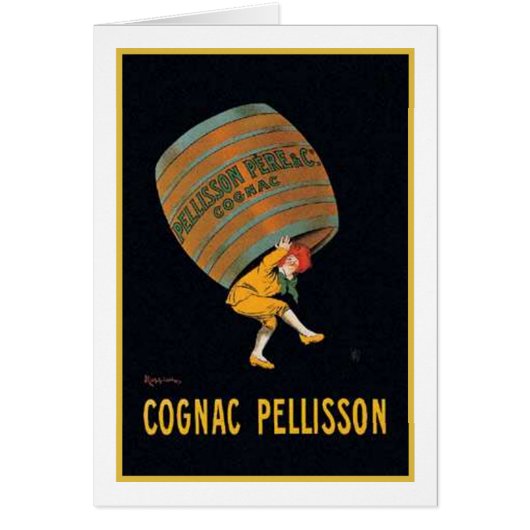 Vintage Cognac Pellisson Ad Cards (Front)