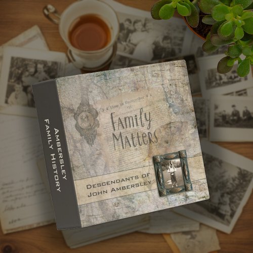 Vintage Collage Custom Photo Family History