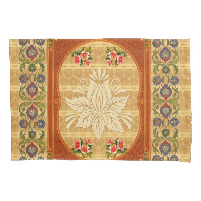 Vintage collage pillow case (Front)