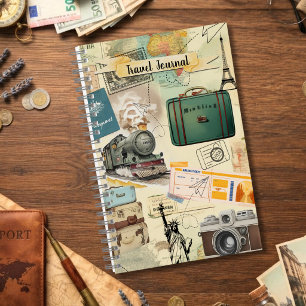 Vintage Collage Travel Journal