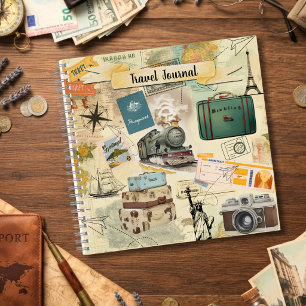 Vintage Collage Travel Journal
