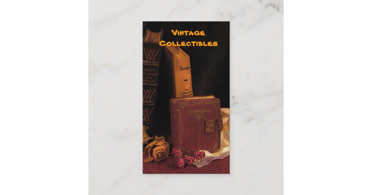 Vintage Collectibles Business Card Zazzle
