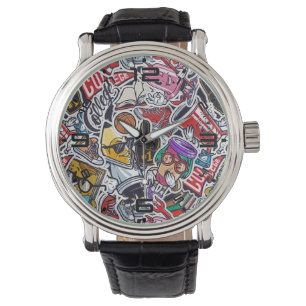 Vintage College Vibes Colorful Watch