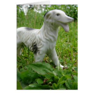 Vintage Collie Figurine All Occasion Cards