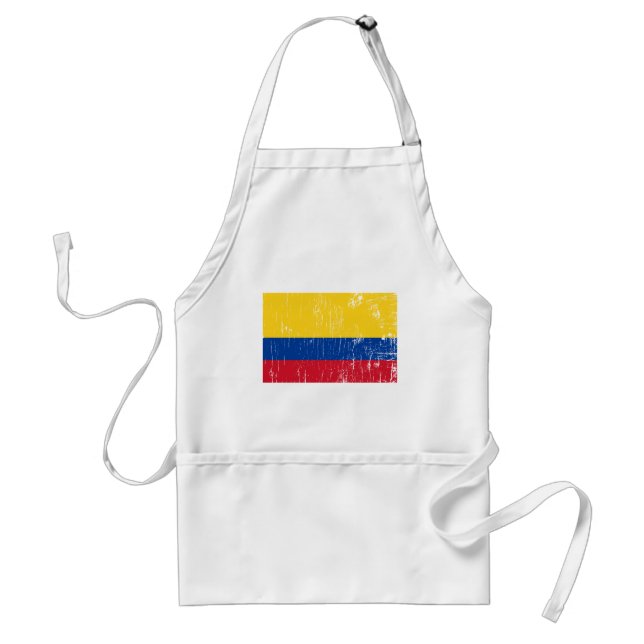 Vintage Colombia Adult Apron (Front)