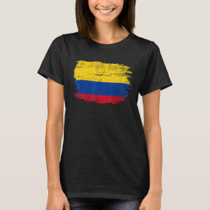 Vintage Colombia Flag For Colombian T-Shirt