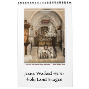 Vintage Color Religious Christian Photo Calendar