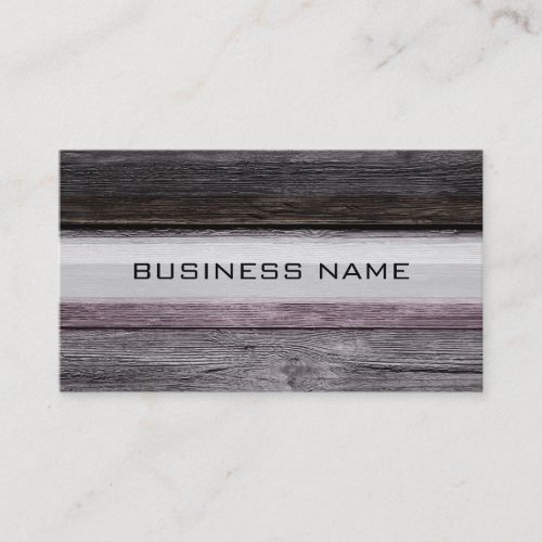 Vintage Color Wood Look 20 Business Card