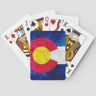 Vintage Colorado Flag Playing Cards