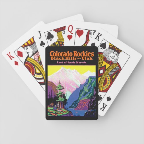 Vintage Colorado  Land of Scenic Marvels Playing Cards