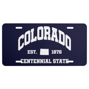 Vintage Colorado License Plate
