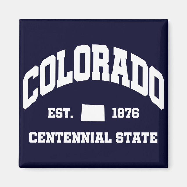 Vintage Colorado Magnet (Front)