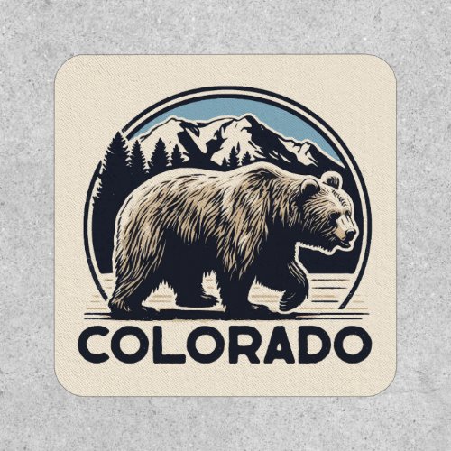 Vintage Colorado Mountains Patch