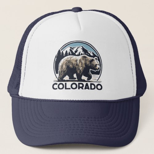 Vintage Colorado Mountains Trucker Hat