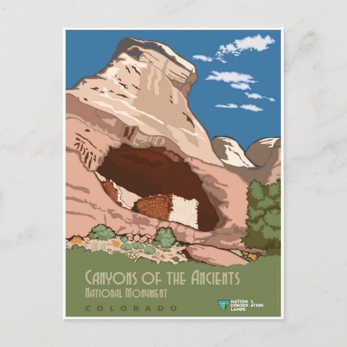 Vintage Colorado National Monument Travel Postcard