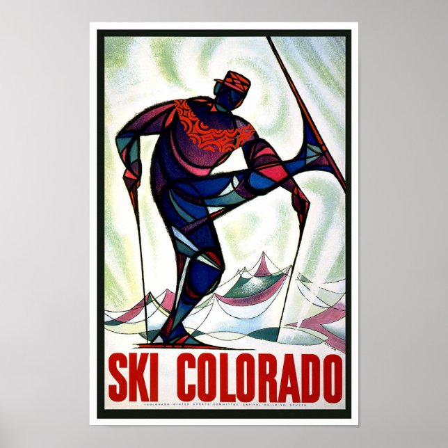 Vintage Colorado poster (Front)