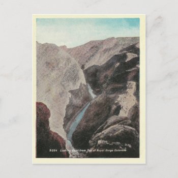Vintage Colorado Royal Gorge Postcard by thedustyattic at Zazzle