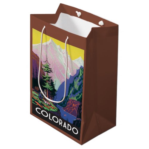 Vintage Colorado scene Medium Gift Bag