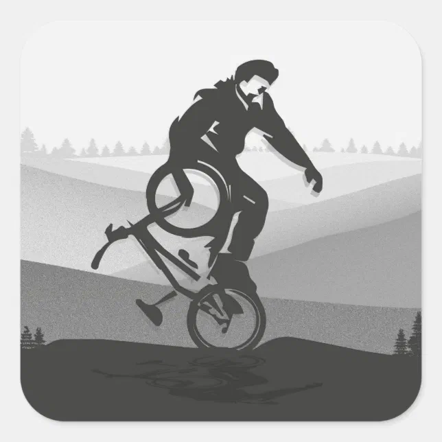 Bmx Ride Sticker Vintage Colorful Bmx Bike - Bmx Sticker | Zazzle