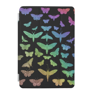 Vintage colorful butterflies moths insects  iPad mini cover