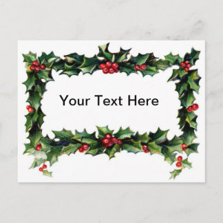 Vintage colorful Christmas postcards