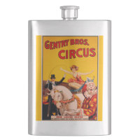 Vintage Colorful Circus Performer Poster