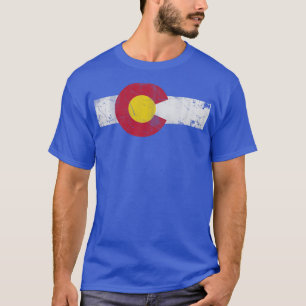 Vintage Colorful Colorado Flag T-Shirt