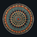 Vintage Colorful Dart Board<br><div class="desc">Vintage Colorful</div>