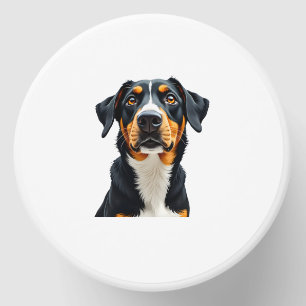Vintage Colorful Dog Portrait Illustration Retro P Mini Candle Favors