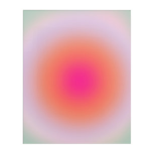 Vintage Colorful Gradient Acrylic Print