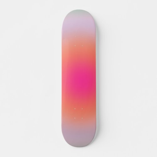 Vintage Colorful Gradient Skateboard