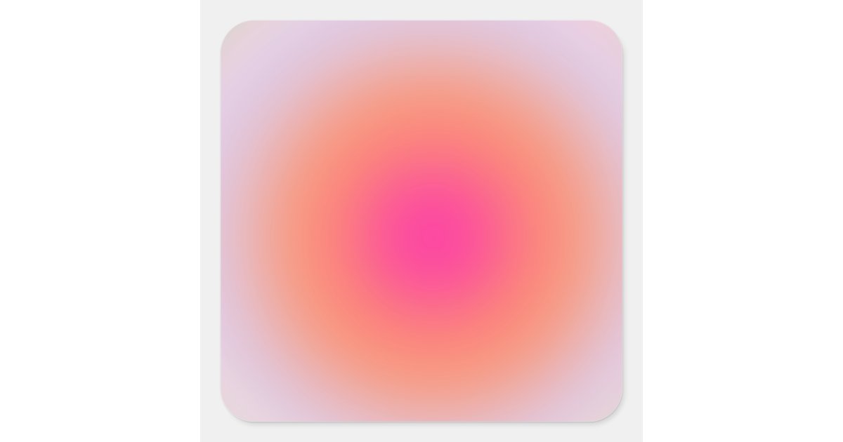 Gradient Stickers Vintage Colorful Gradient Square Sticker | Zazzle