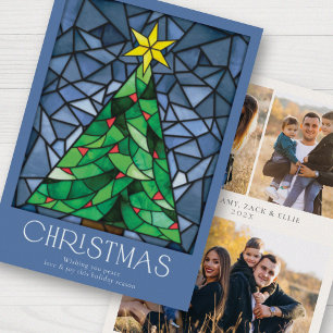 Vintage Colorful Hand Drawn Holiday Card