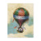 Vintage Colorful Hot Air Balloon Happy Birthday