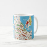 Vintage Colorful Idaho Map Mug<br><div class="desc">Great pictorial colorful map of the State of Idaho.</div>