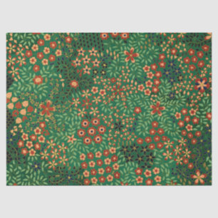 Vintage Colorful Japanese Floral Pattern Tissue Paper