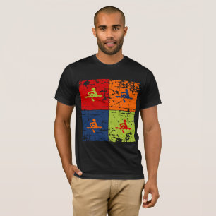 Vintage Colorful Rowing Rowers Shirt