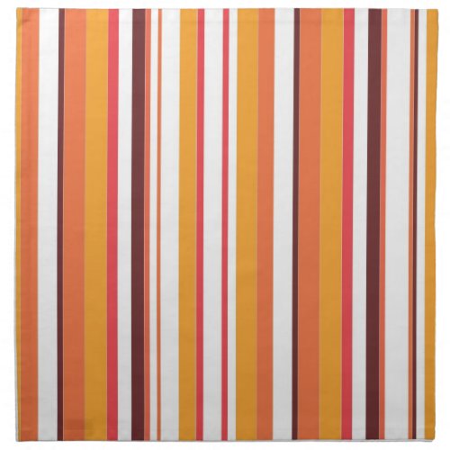 Vintage Colorful Stripes Pattern 4 Napkins