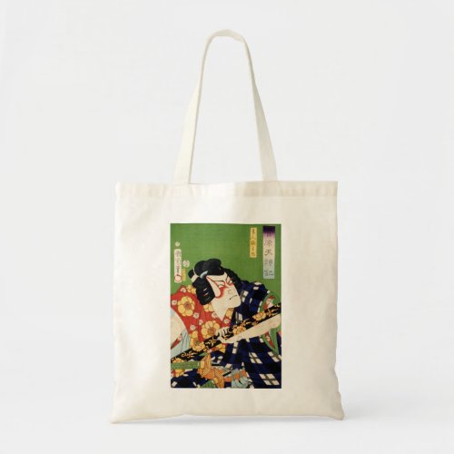 Vintage Colorful traditional Japanese Ukyio_e sty Tote Bag