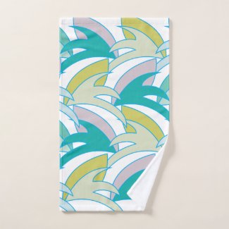 Vintage Colorful Tropical Leaves Vintage