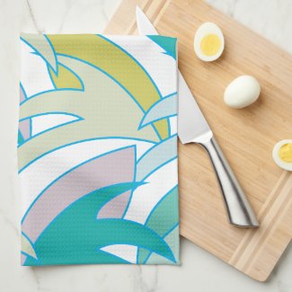 Vintage Colorful Tropical Leaves Vintage