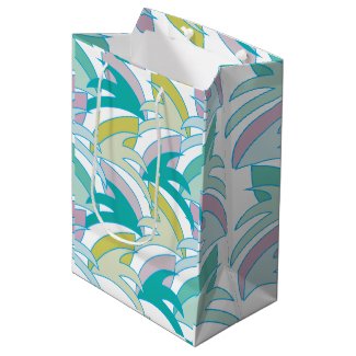 Vintage Colorful Tropical Leaves Vintage