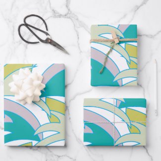 Vintage Colorful Tropical Leaves Vintage