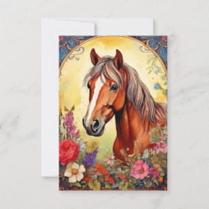 Vintage Colt Thank You Card