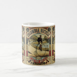 Vintage Columbia Bicycle: Classic Boston Cycling Coffee Mug