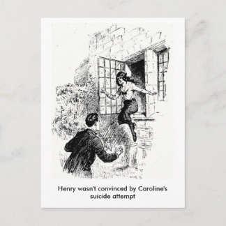 Vintage comedy postcard