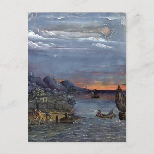 Vintage Comet Book Illustration Argentum Postcard (Front)